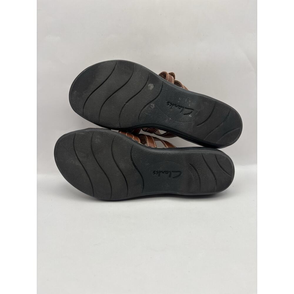 Clarks Leisa Cacti Q Brown Slide Sandals Women Size 7.5 - Picture 9 of 9